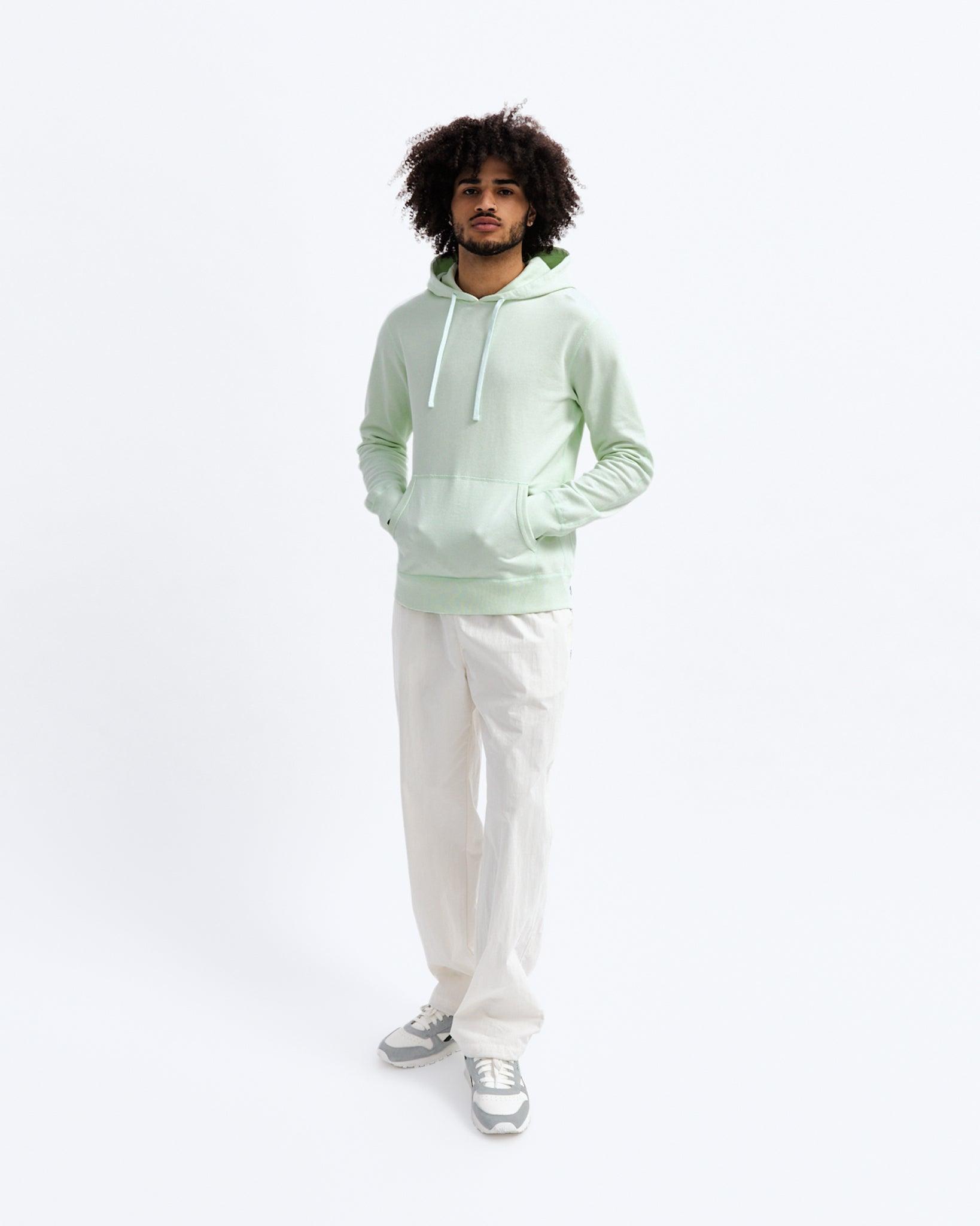 Lightweight Terry Slim Hoodie Male Product Image