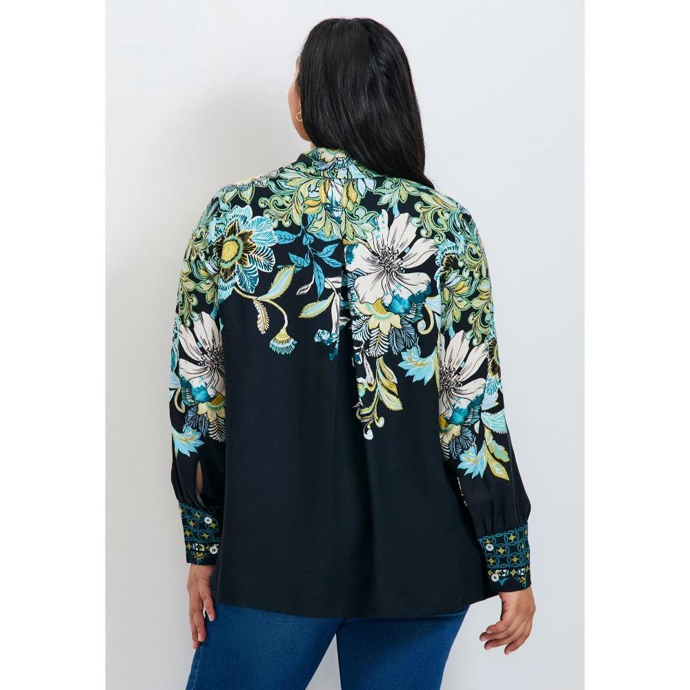 Avenue Women's Plus Size Knit Pull On Jean Product Image