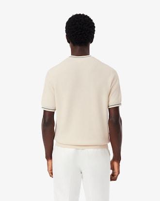 Classic Fit Stripe Detail Knit T-Shirt Product Image