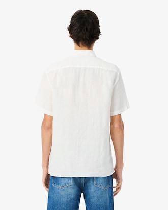 Short Sleeved Linen Shirt Product Image