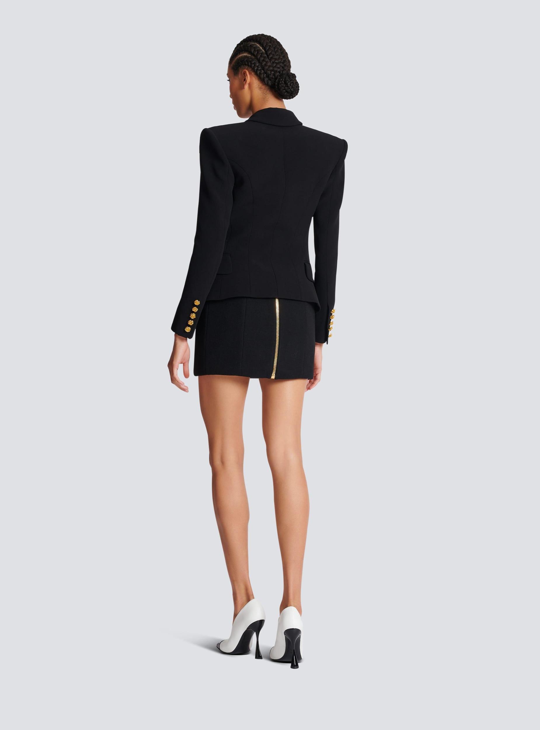 Slim-fit jacket with Roses buttons Product Image