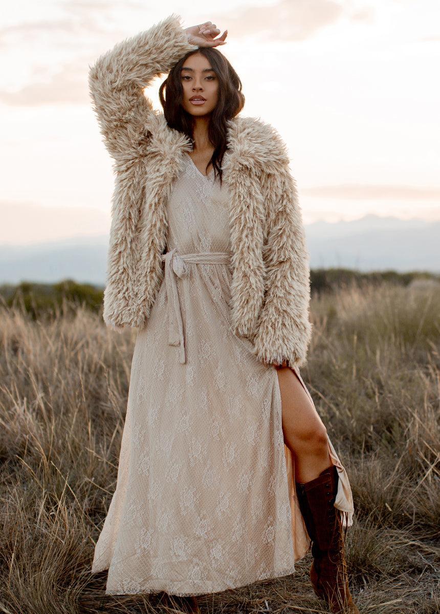 Haley Dress in Sand Female Product Image