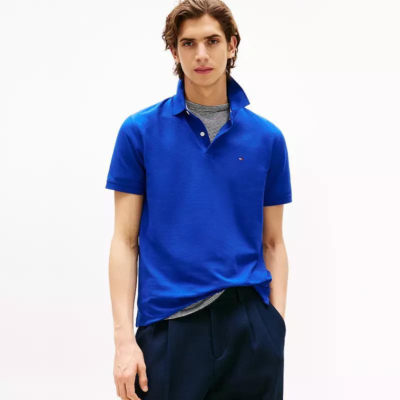 Men's Tommy Hilfiger Justin Polo, Size: XXL, Wedge Blue Product Image
