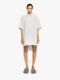 STEPPED HEM SHIRT DRESS in grey | JW Anderson US  Product Image