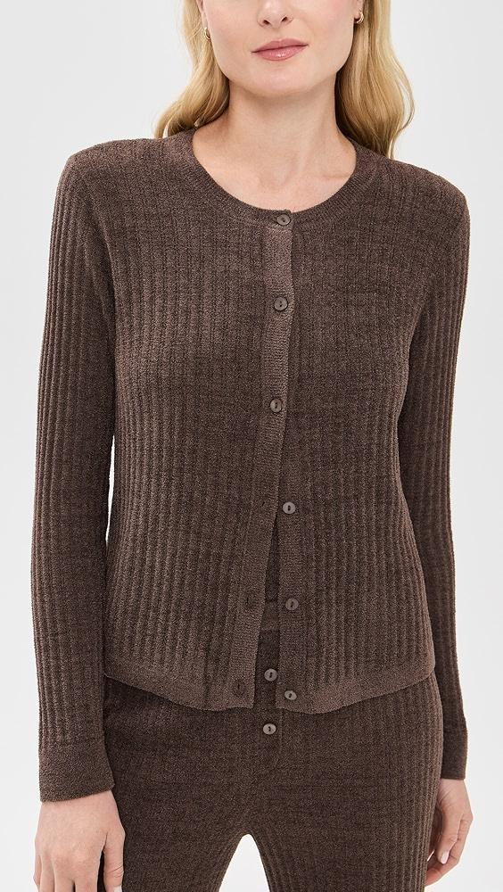 Barefoot Dreams CozyChic Ultra Light Ribbed Button Cardigan | Shopbop Product Image