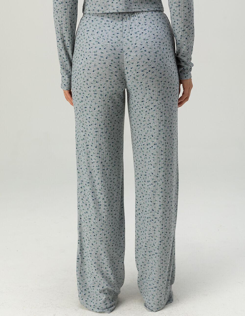 FULL TILT Pointelle Floral Pajama Pants Product Image