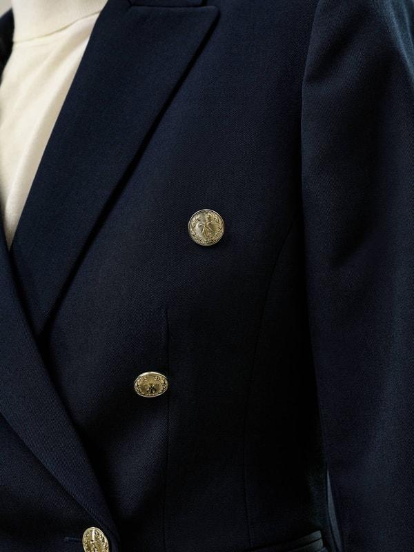 Tailored Double-Breasted Blazer Product Image