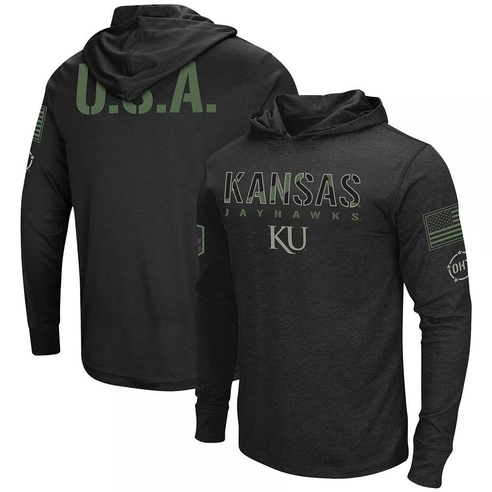 Men's Colosseum Black Florida Gators Big & Tall OHT Military Appreciation Tango Long Sleeve Hoodie T-Shirt, Size: 3XLT Product Image
