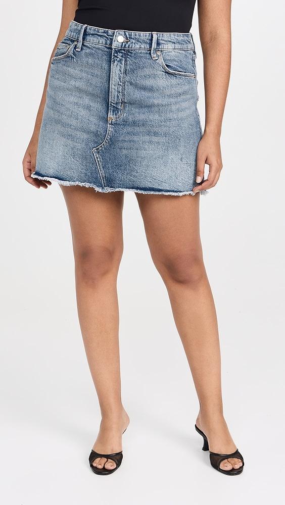 Good American Denim Uniform Mini Skirt | Shopbop Product Image