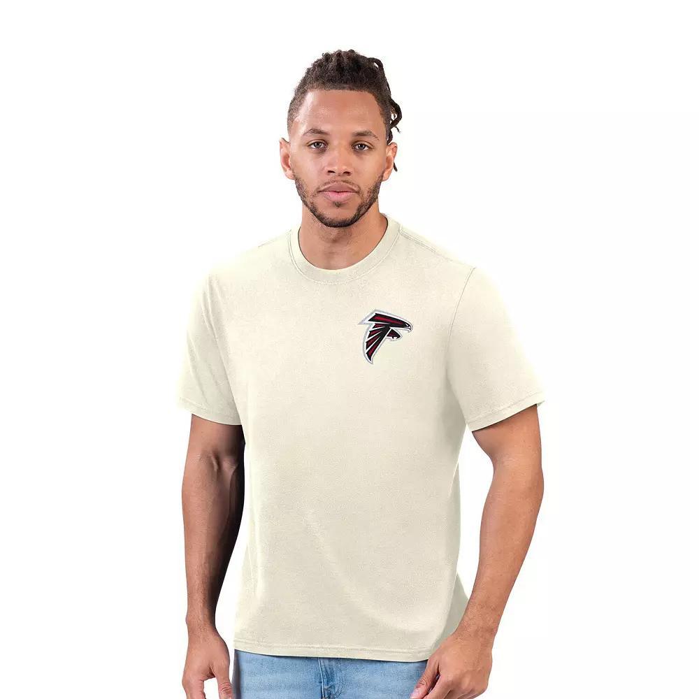 Men's Margaritaville Cream Atlanta Falcons Time Flies T-Shirt, Size: Medium, Beige Product Image
