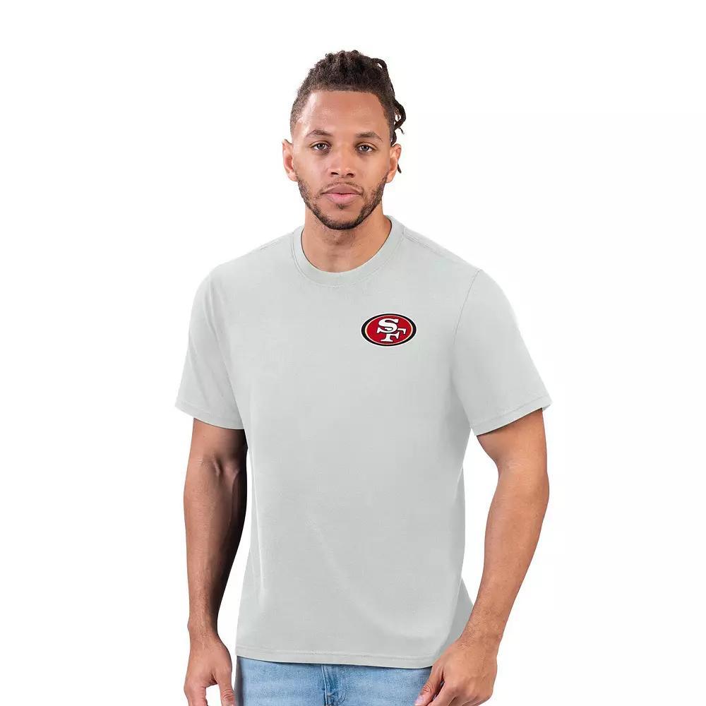 Men's Margaritaville Gray San Francisco 49ers Flip Flop T-Shirt, Size: Large, Grey Product Image