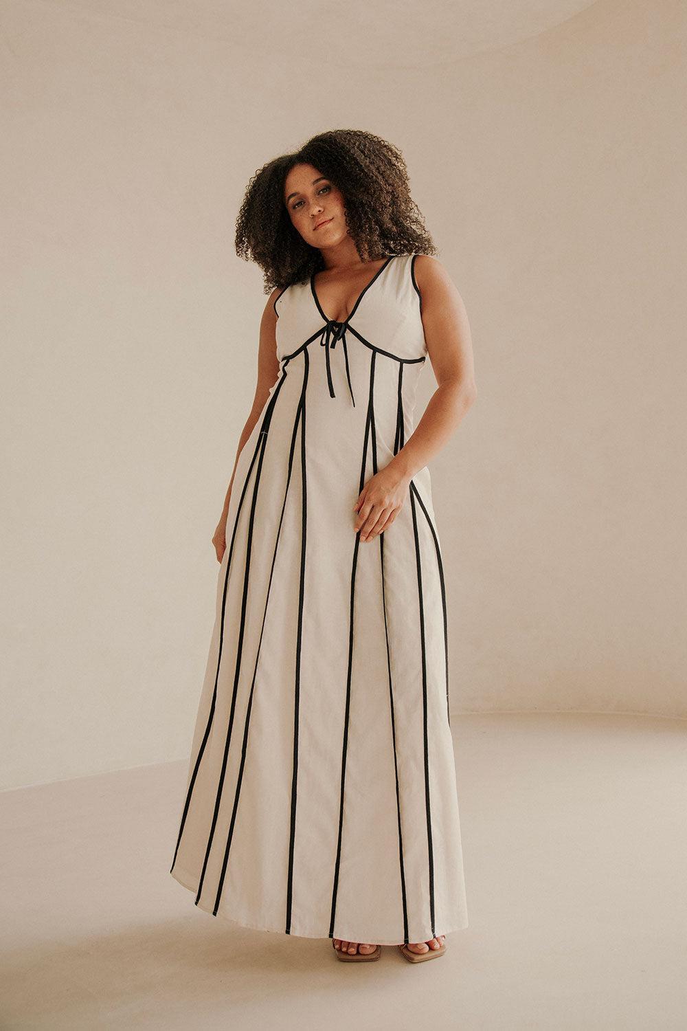Maylin Dress - Cream Product Image