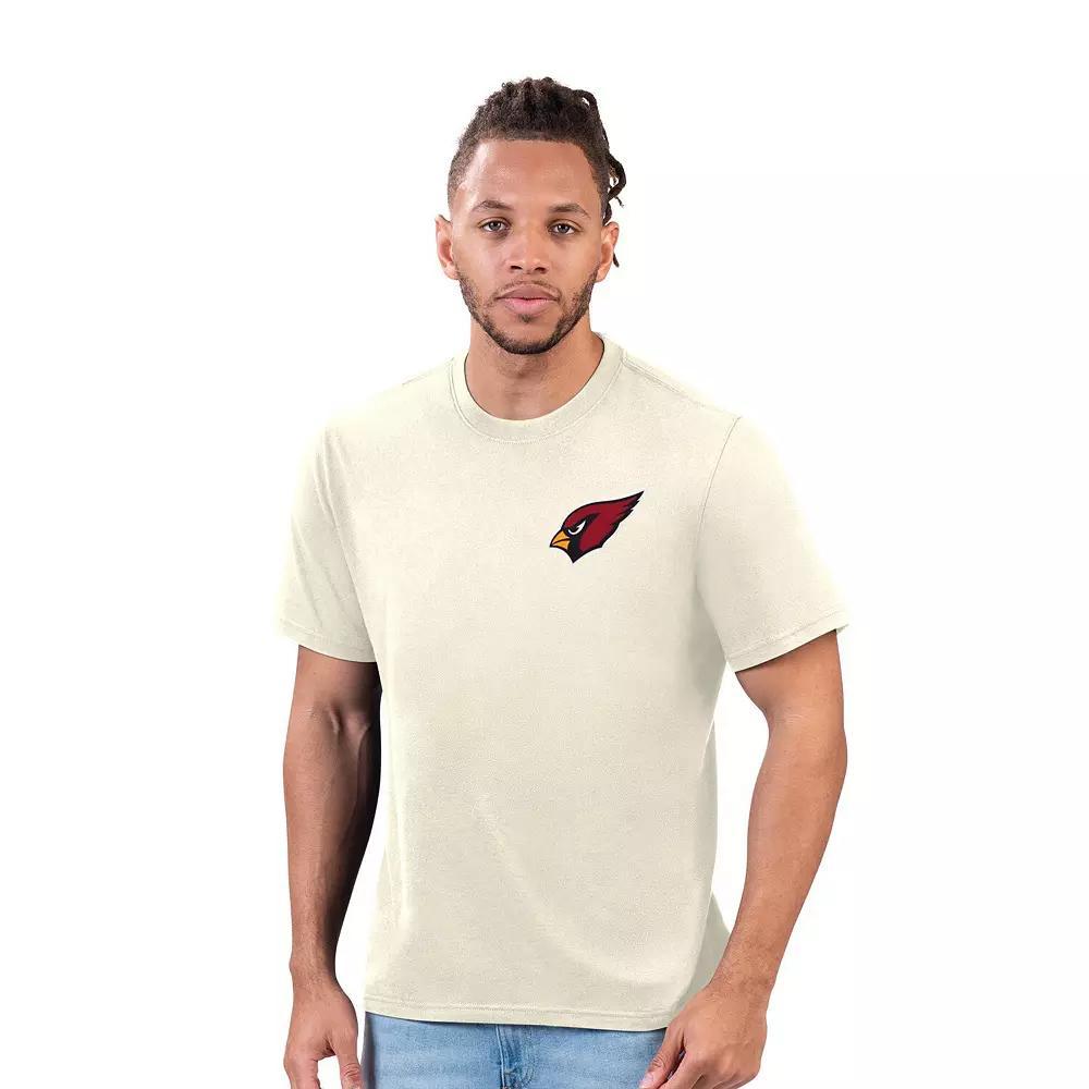 Men's Margaritaville Cream Arizona Cardinals Time Flies T-Shirt, Size: Medium, Beige Product Image