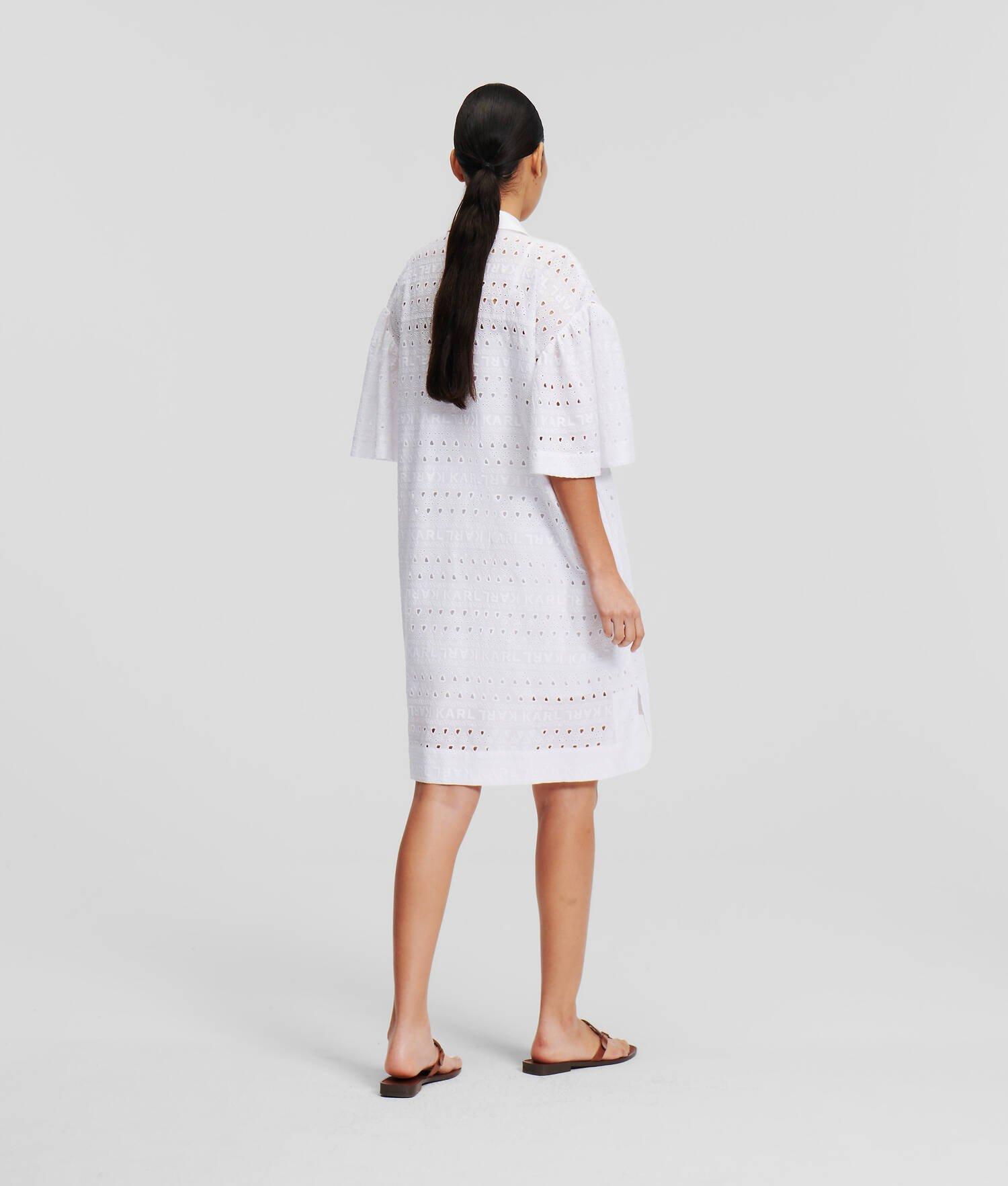 BRODERIE ANGLAISE SHIRT DRESS Product Image