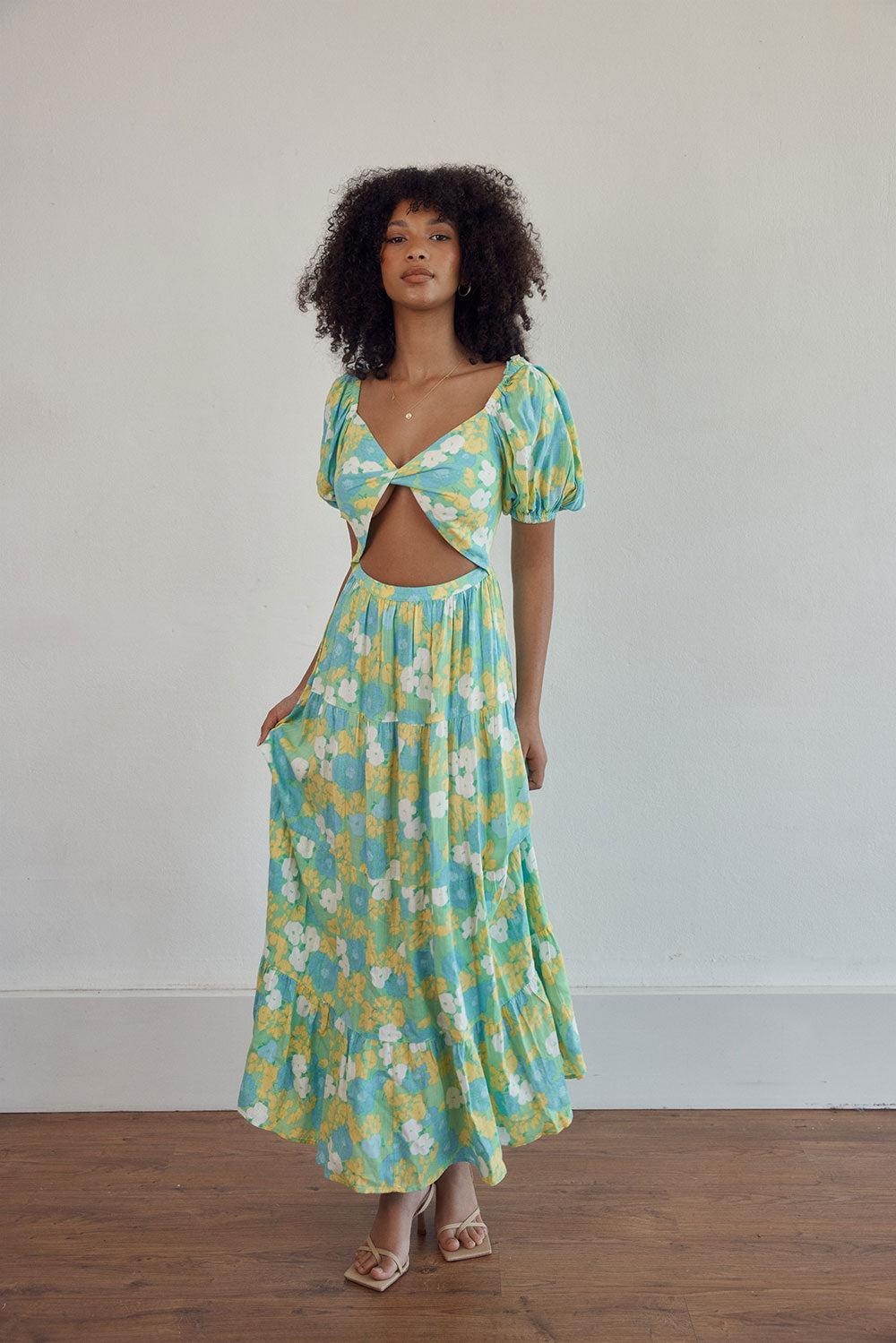 Belle Maxi Dress - Bryony Tropical Product Image