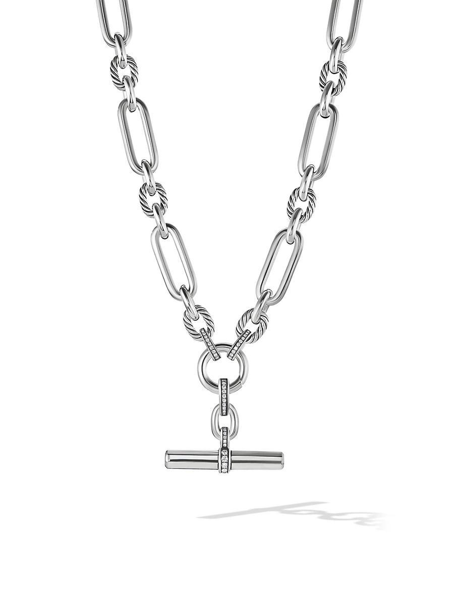 David Yurman Lexington Chain Necklace with Diamonds, 18 Product Image