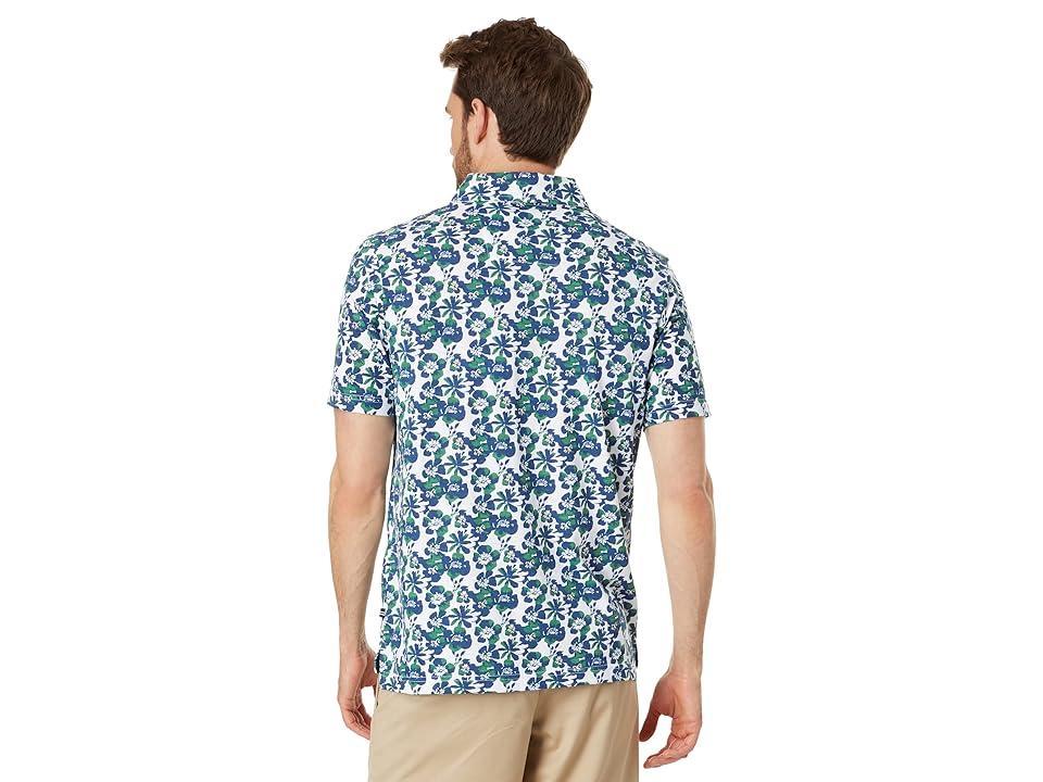 Nautica Sustainably Crafted Printed Polo (Bright ) Men's Clothing Product Image
