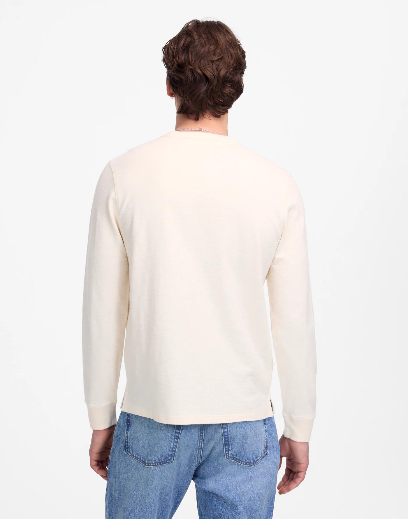 Heavyweight Slub Cotton Long-Sleeve Tee Product Image