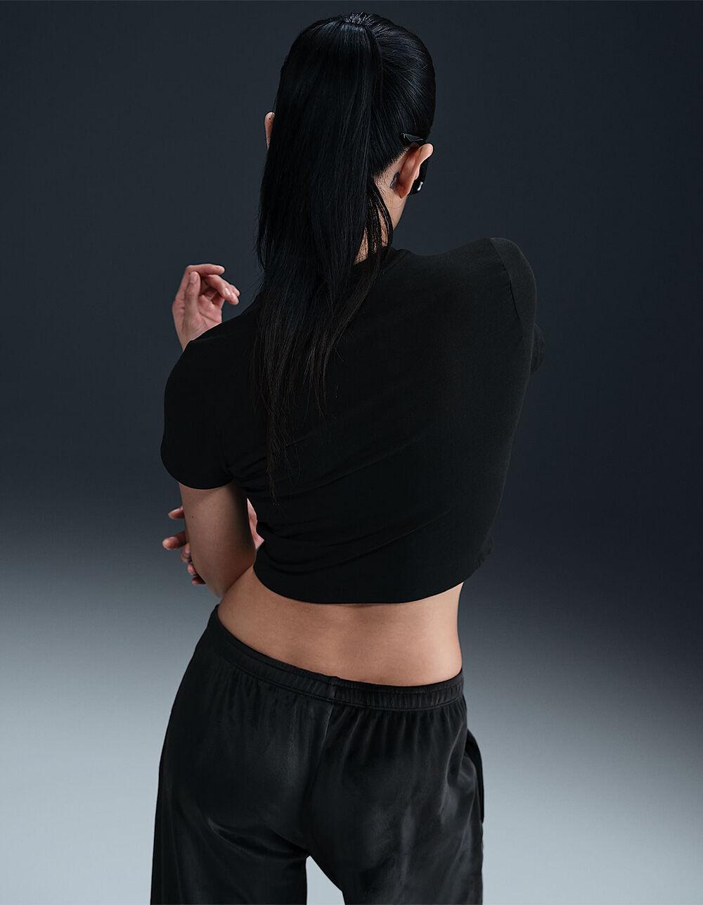 NIKE Sportswear Chill Knit Womens Crop Tee Product Image