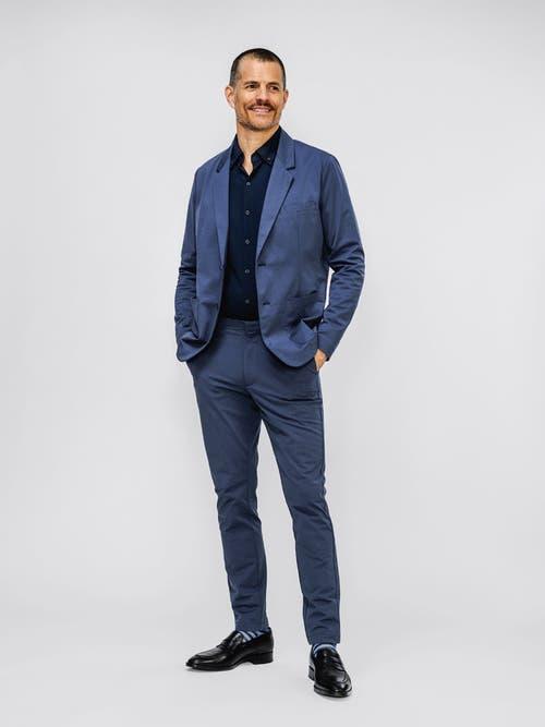 Ministry of Supply Men's Kinetic Pant in Midnight Blue Heather at Nordstrom, Size 28 X 29 Product Image