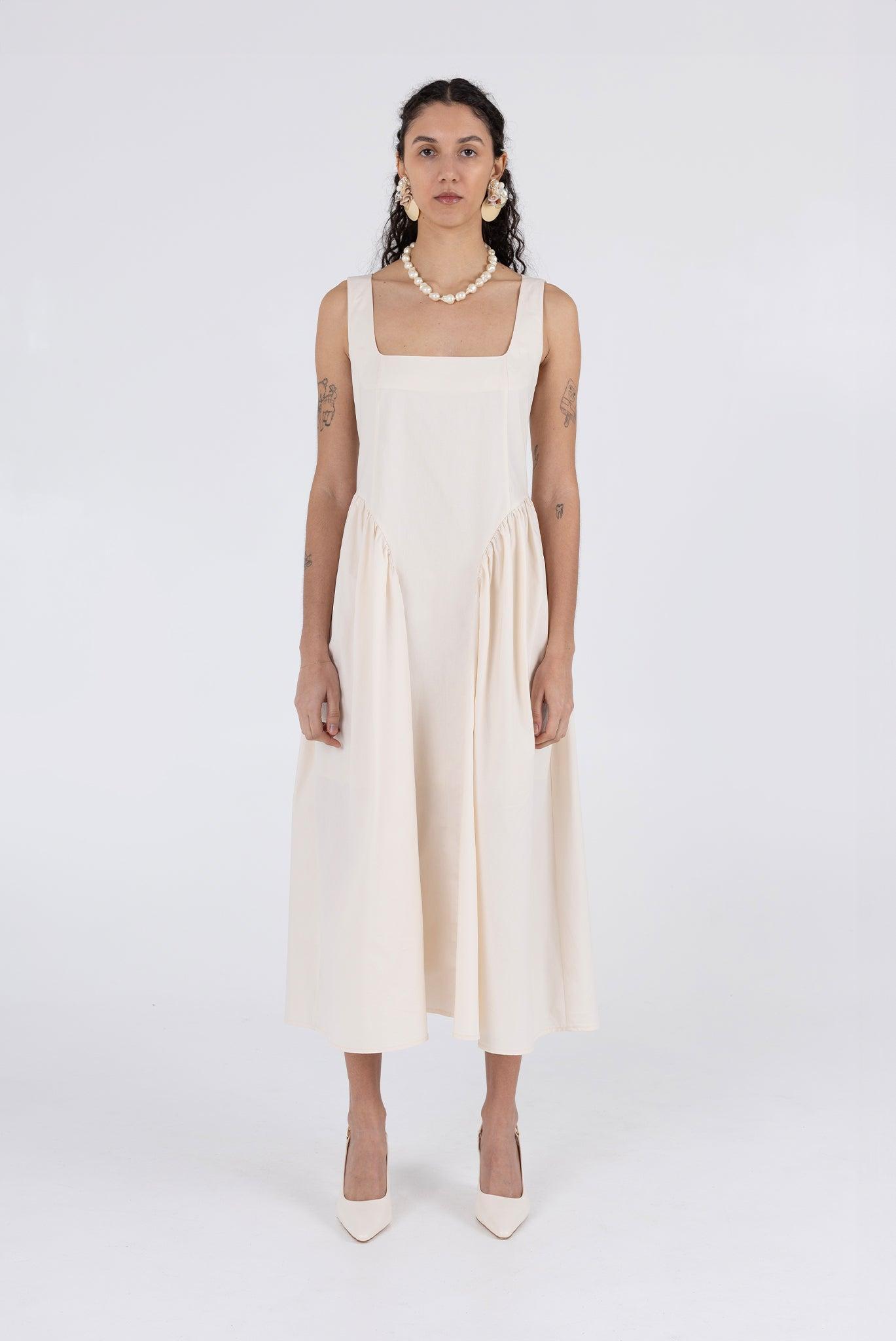 Vanessa Dress - Parchment Product Image