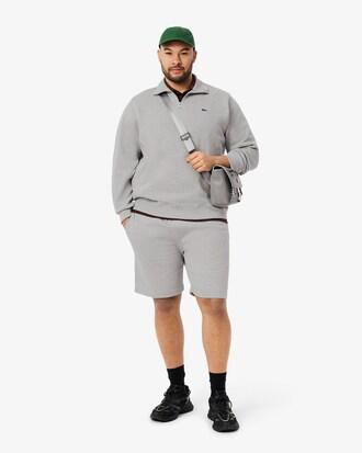 Zip-Up High Neck Interlock Sweatshirt Product Image
