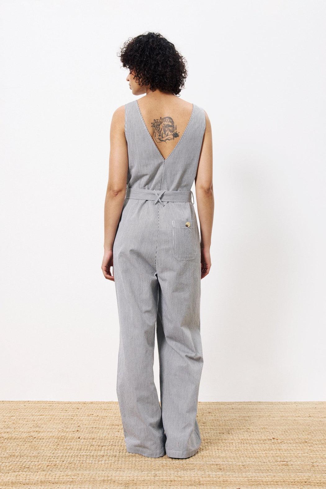 Maddie Striped Jumpsuit Product Image