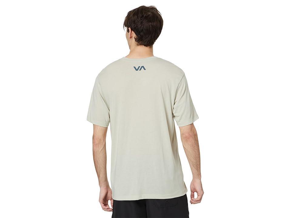 RVCA Va RVCA Blur Ss (Chalk) Men's Clothing Product Image