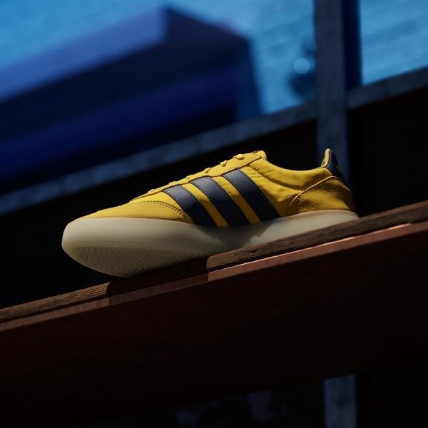 adidas Barreda Decode Men's Sportswear Shoes, Size: 12, Utility Yellow Blue Product Image