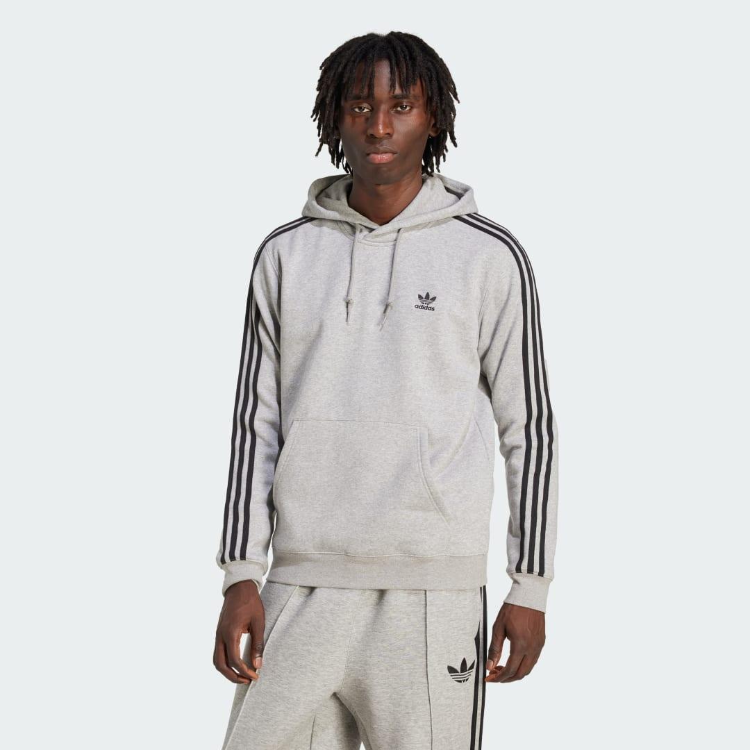 adidas Adicolor Classics 3-Stripes Hoodie White L Mens Product Image