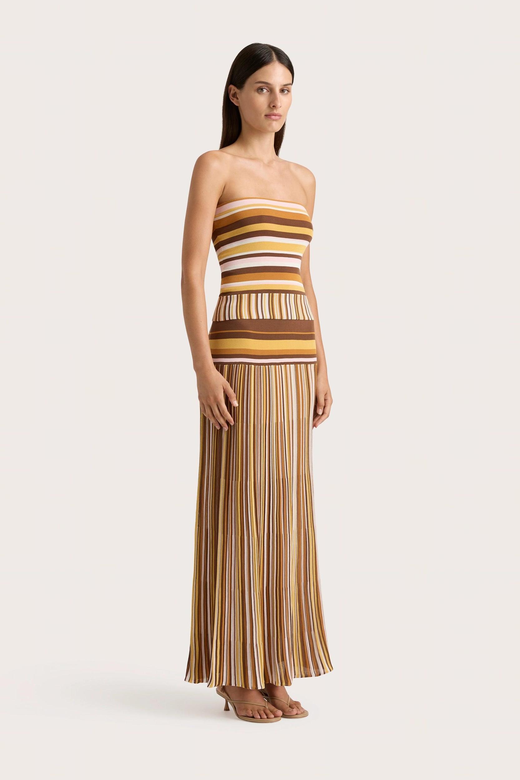 Citara Strapless Top Cocoa - Final Sale Product Image