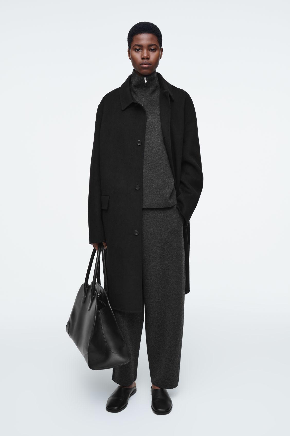 MERINO WOOL HALF-ZIP SWEATER Product Image