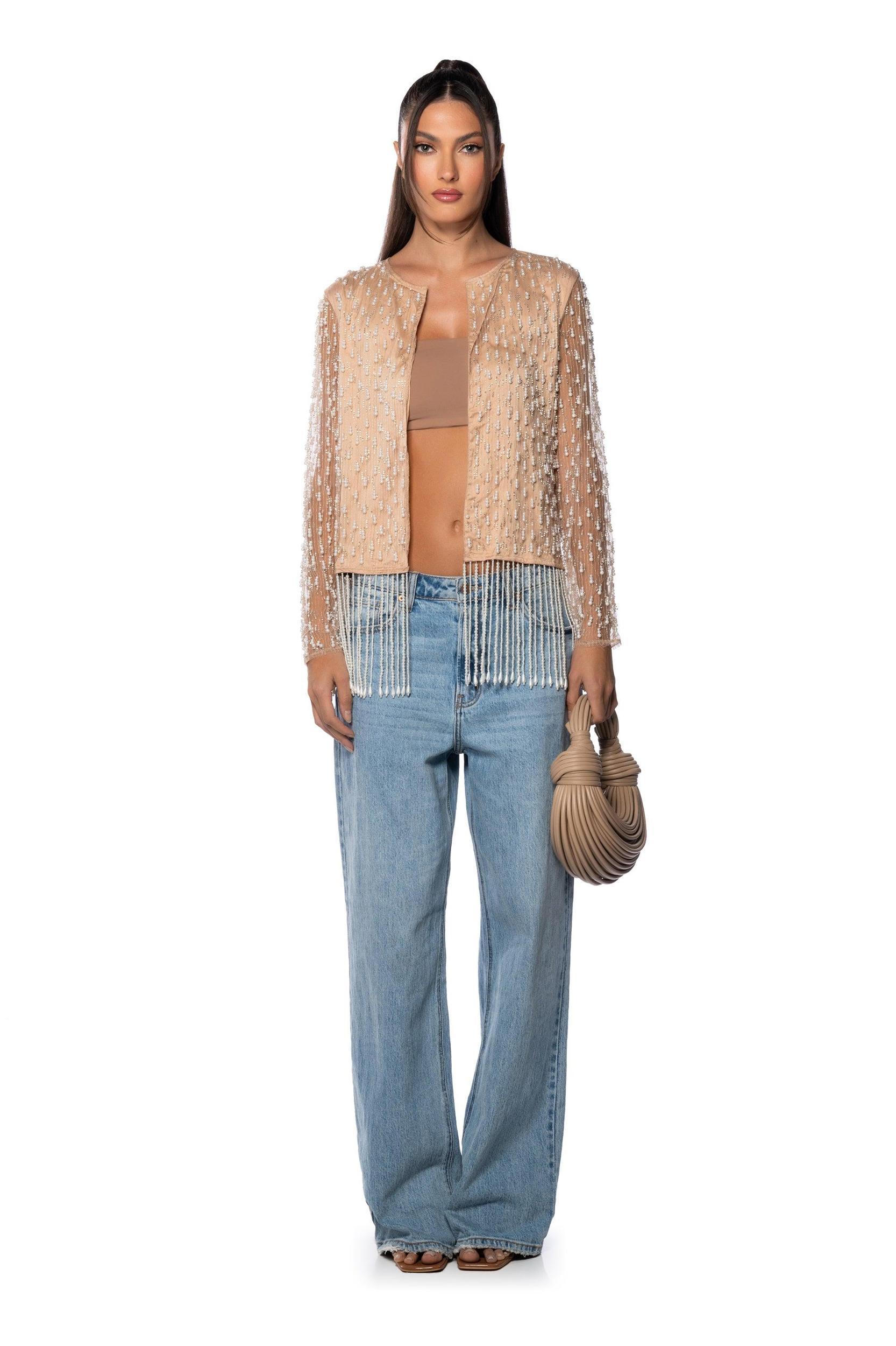 SUMMER BEADED BLAZER Product Image