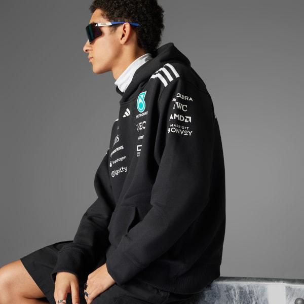 adidas MERCEDES - AMG PETRONAS FORMULA ONE TEAM HOOD Black M Mens Product Image