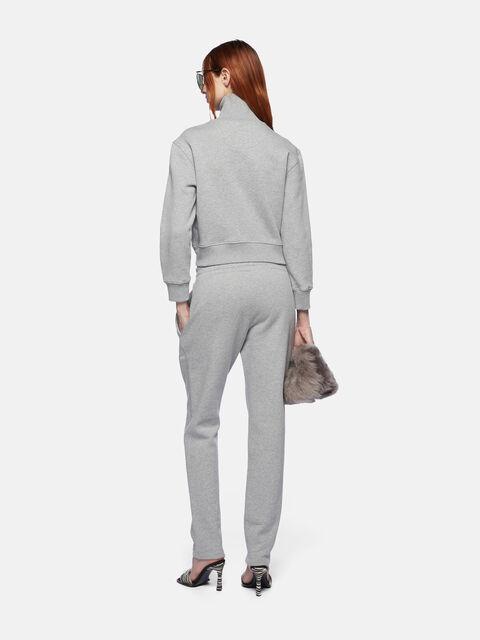 Melange grey long pants Product Image