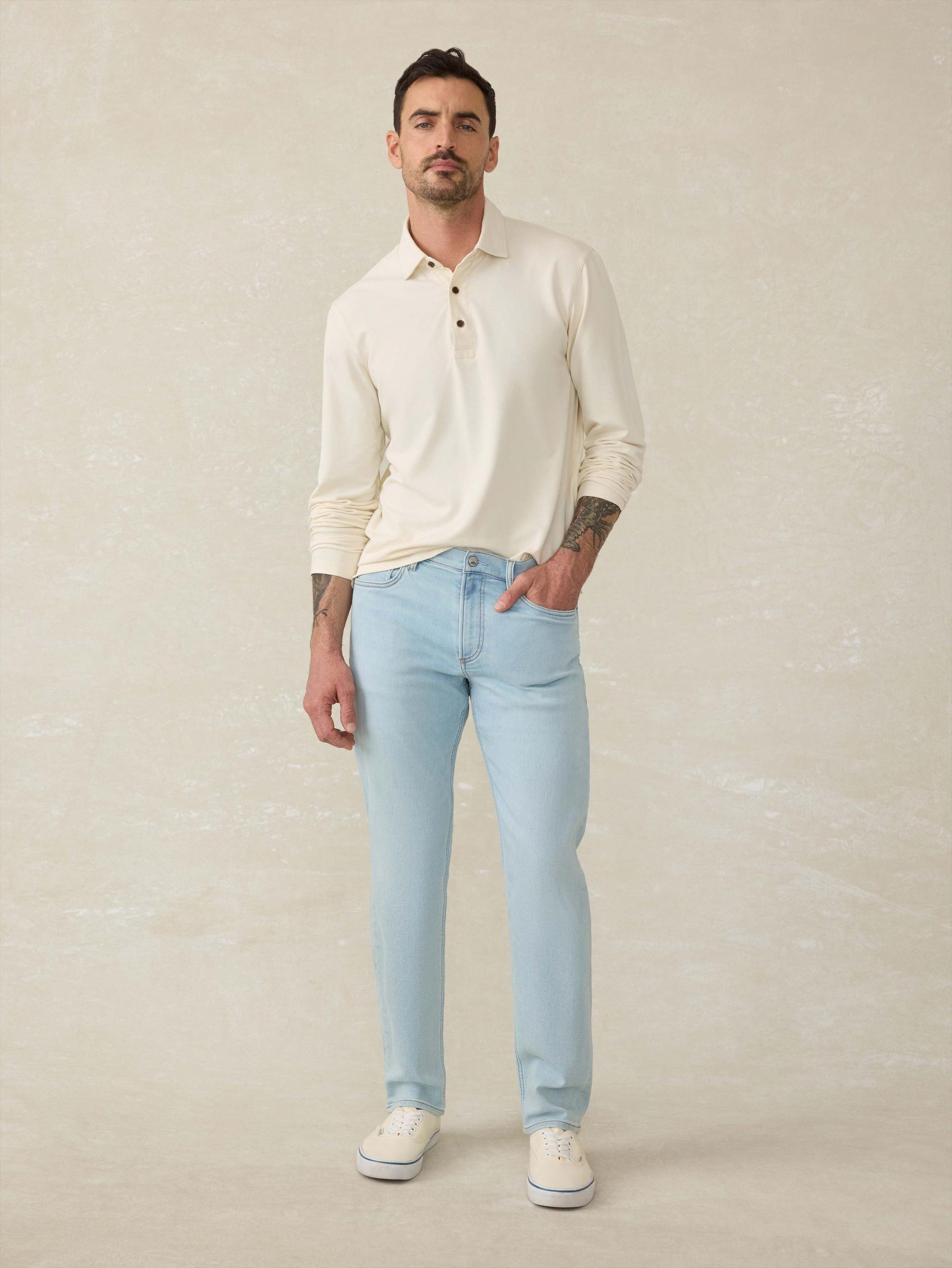 Stretch Terry Indigo 5 Pocket - Riverbend Wash Male Product Image