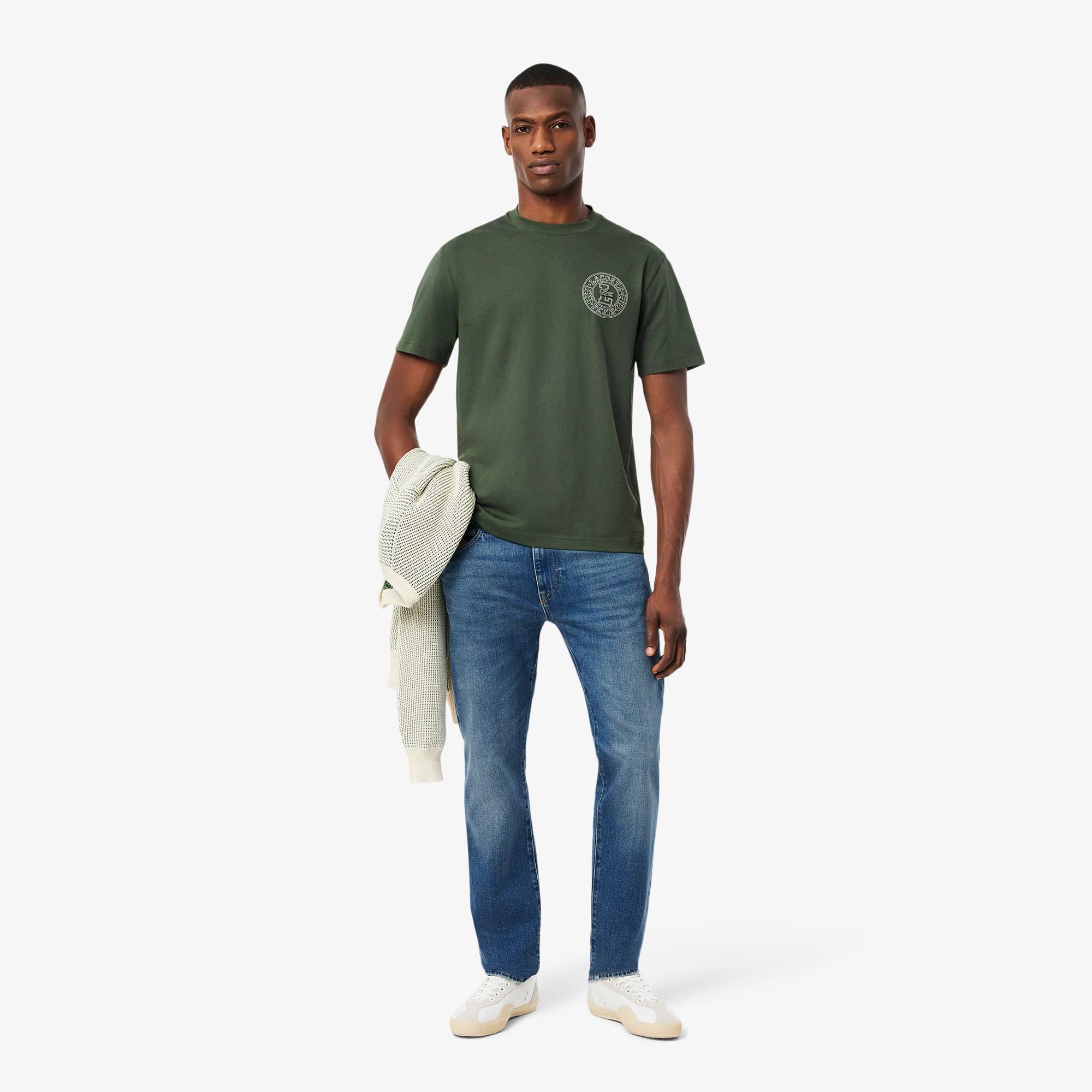 5 Pocket Slim Fit Indigo Jeans Product Image