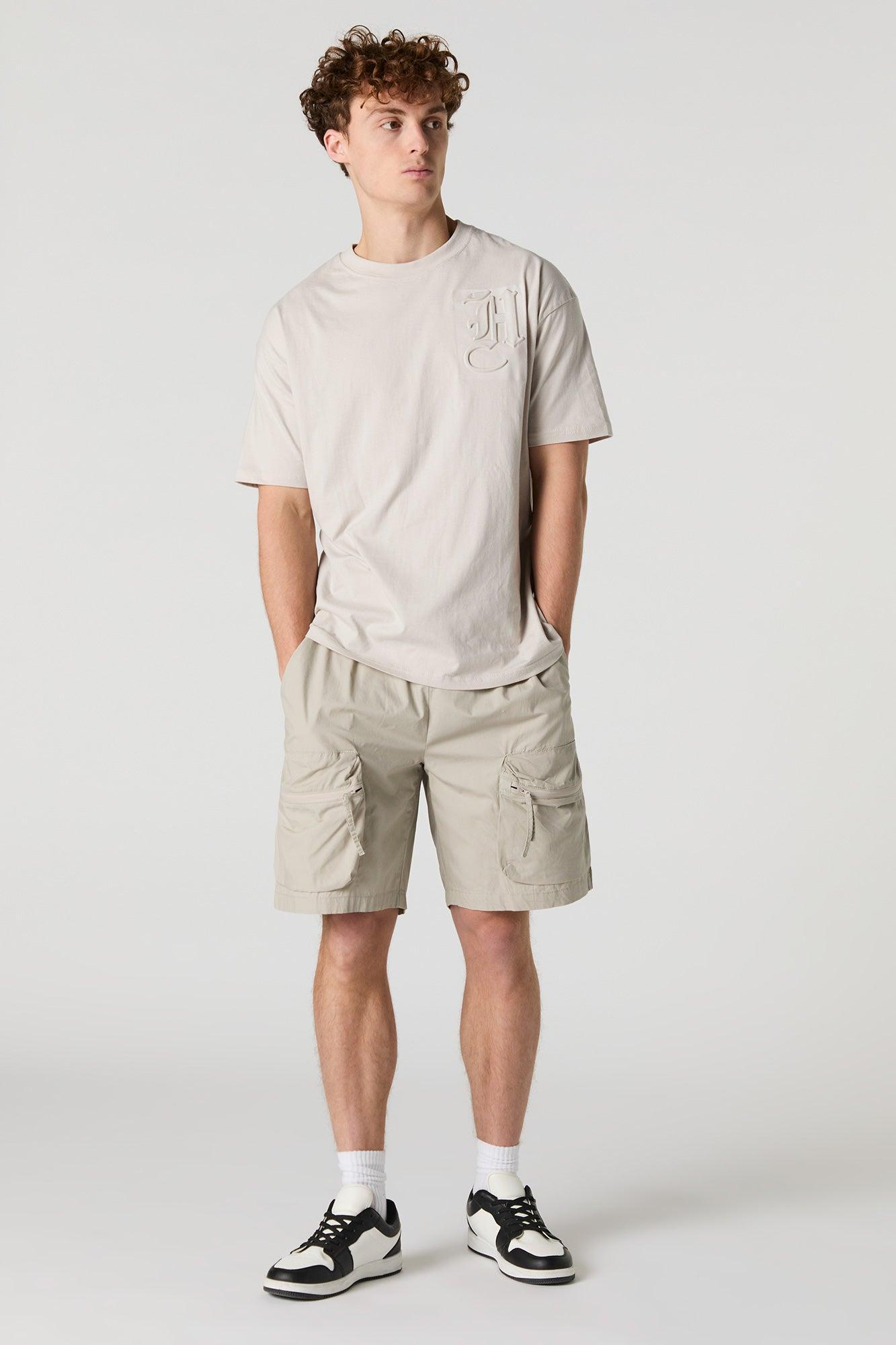 Poplin Zipper Cargo Short Male Product Image