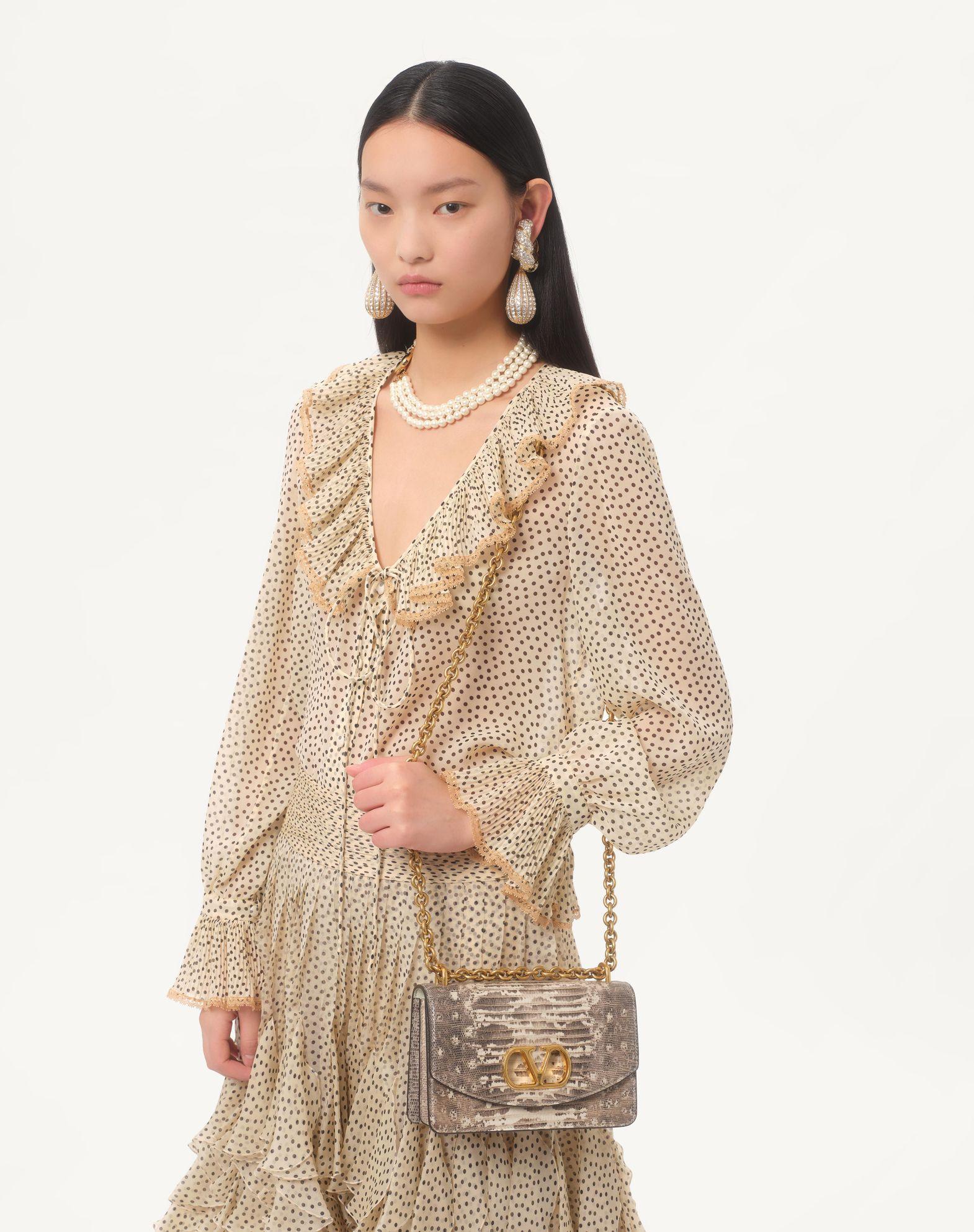 Light Georgette Shirt With Plusdepois Print Product Image