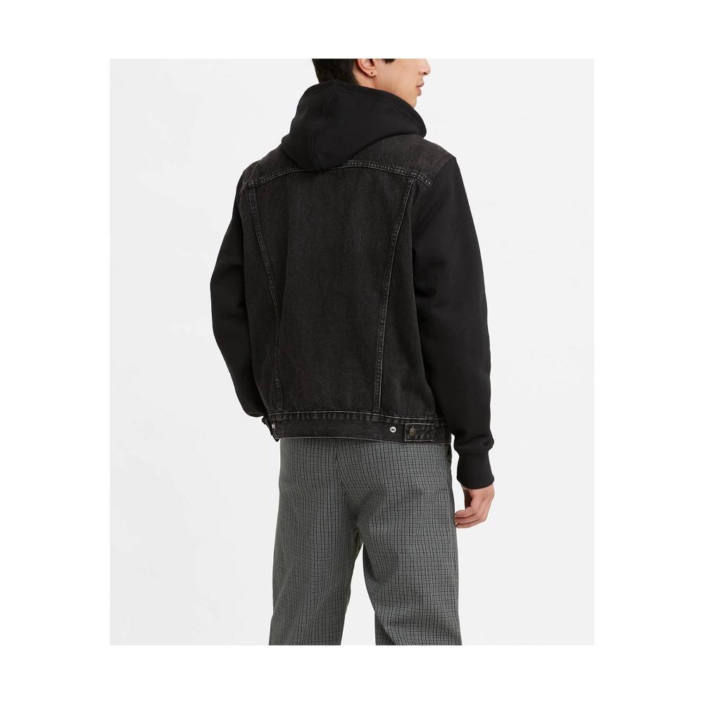 Levis Hybrid Hoodie V Denim Trucker Jacket Product Image