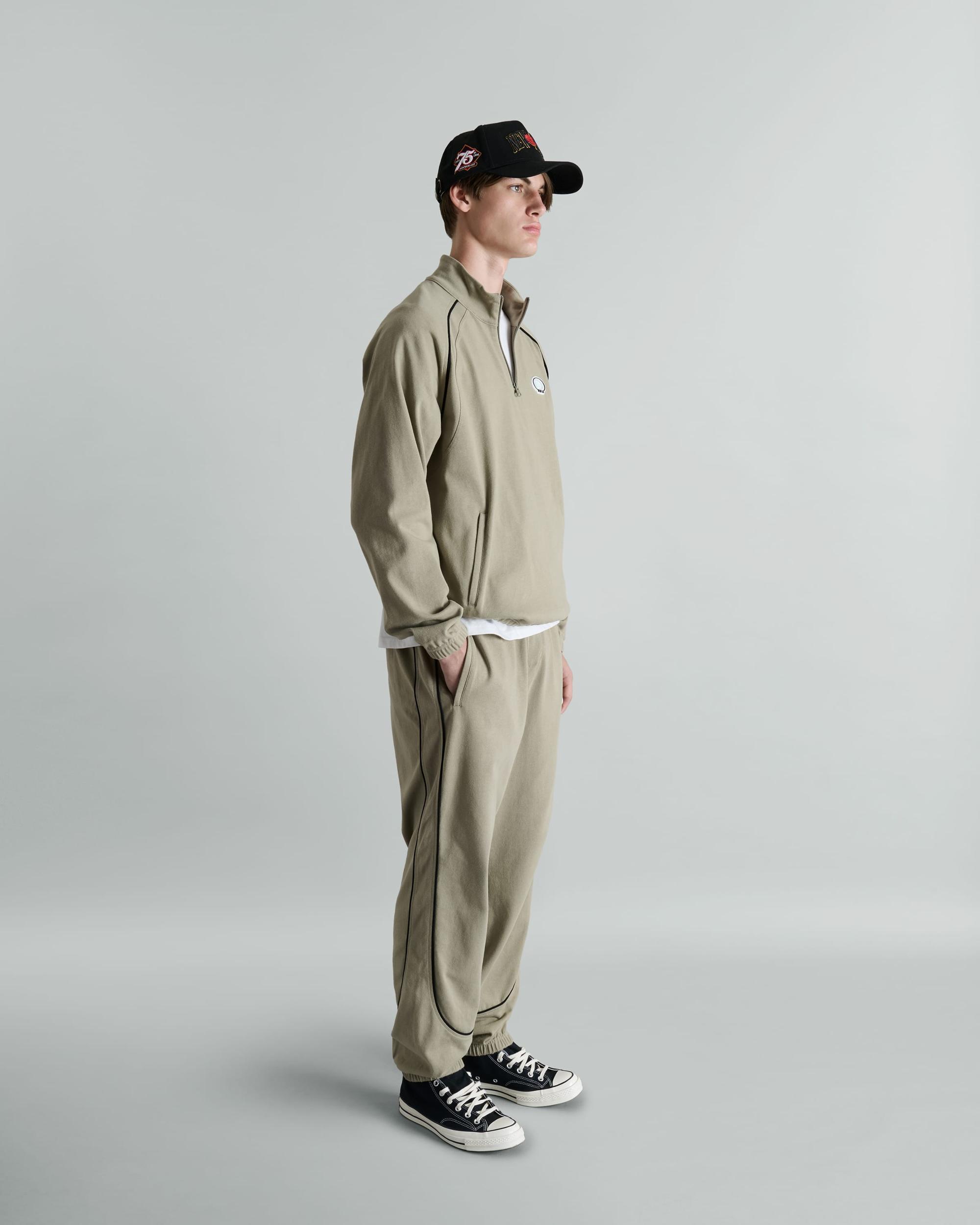 Alden College White Sweatpants Male Product Image