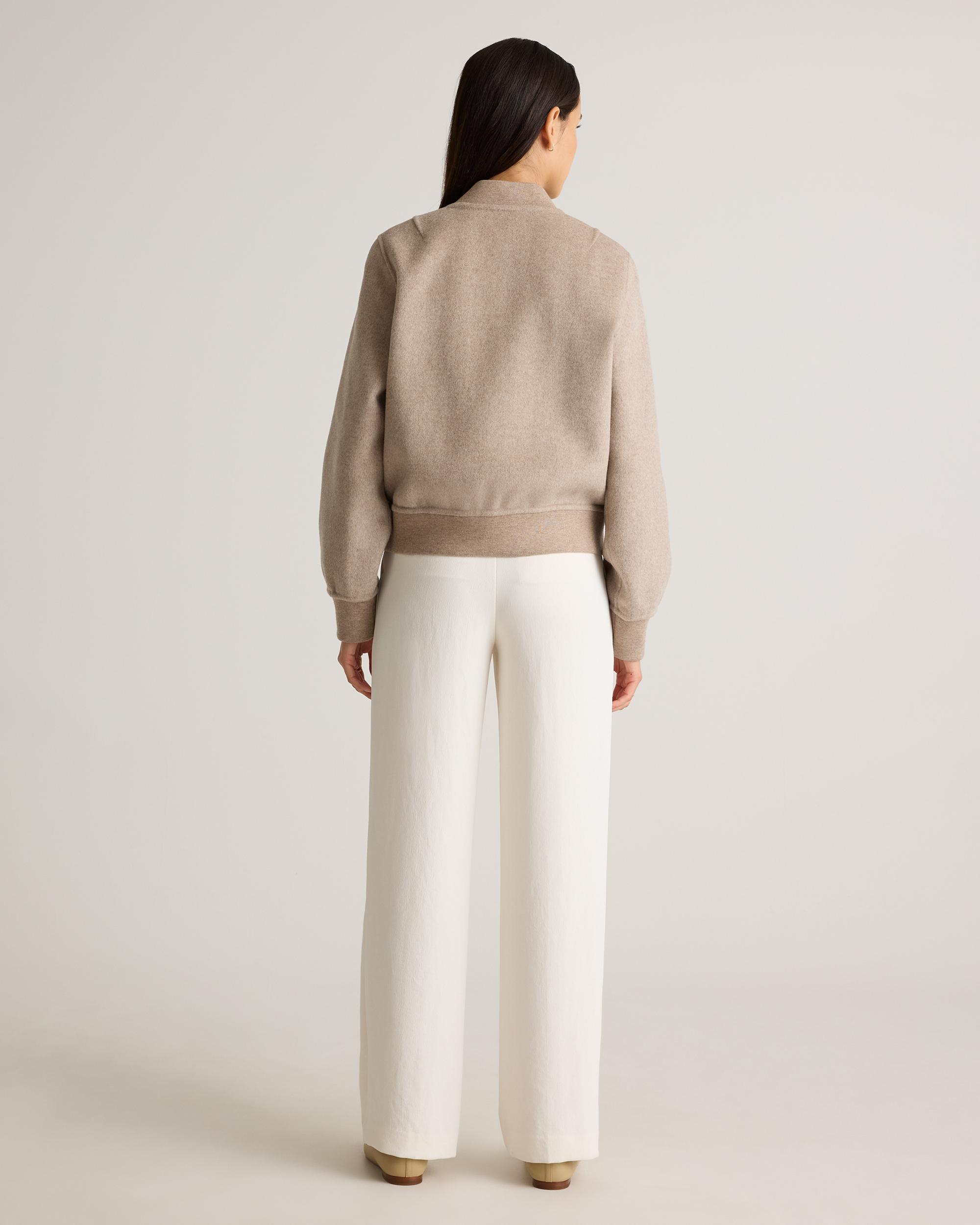 Quince | Women's Double-Faced Merino Wool Bomber Jacket Size XS Product Image