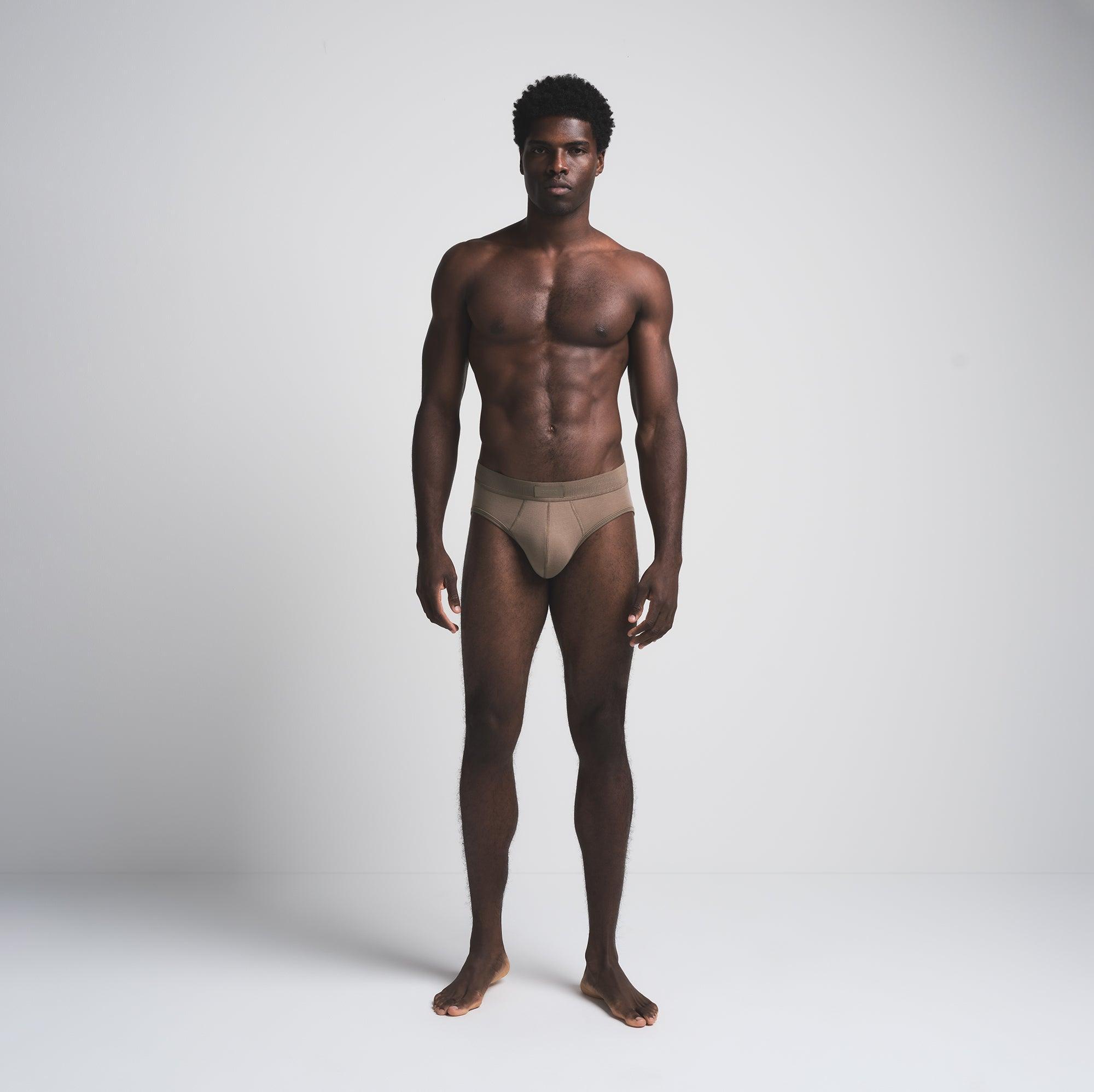 SKIMS COTTON MENS BRIEF 3-PACK | MERLOT MULTI Product Image