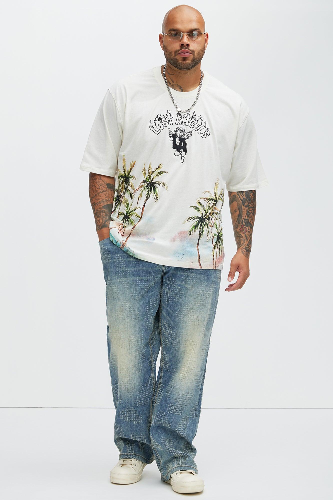 Lost Angeles Paradise Short Sleeve Tee - Off White Product Image