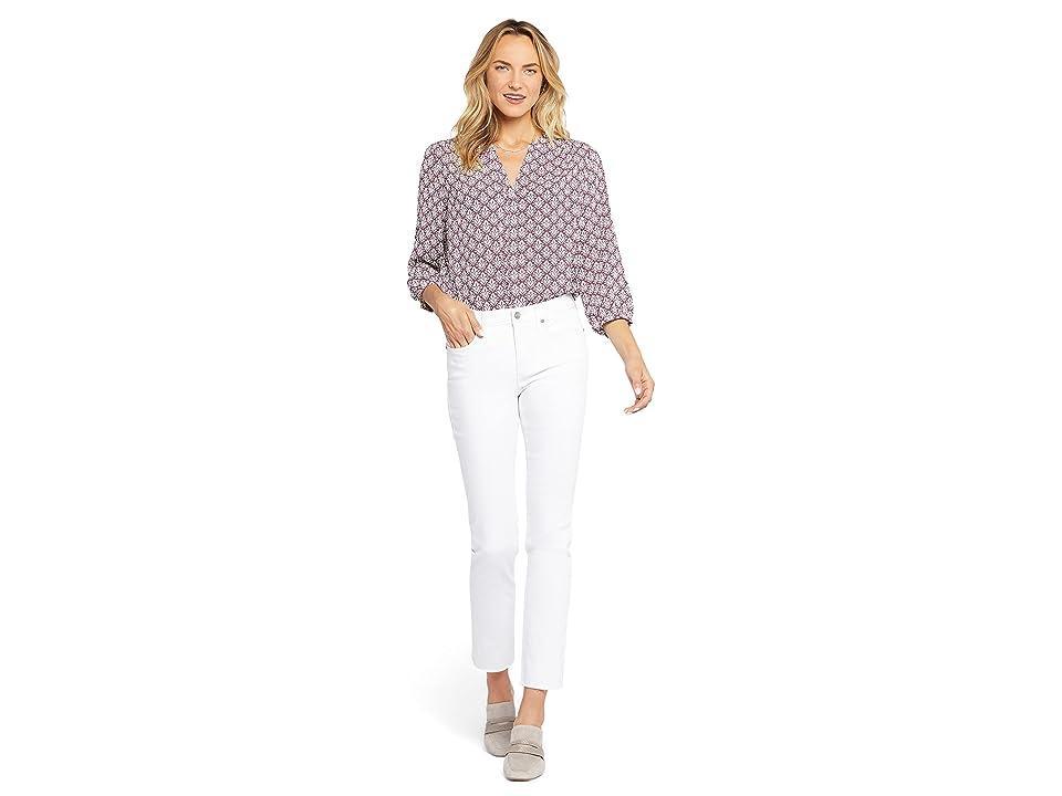 NYDJ Petite Size Sheri Slim Fit Mid Rise Ankle Stretch Denim Jeans Product Image