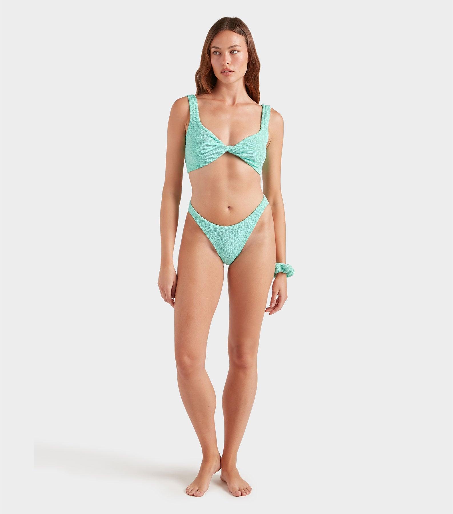 Juno Bikini - Metallic Mint Product Image