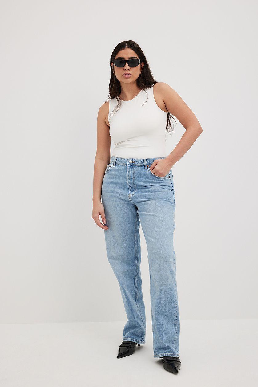 Straight High Waist Jeans Product Image