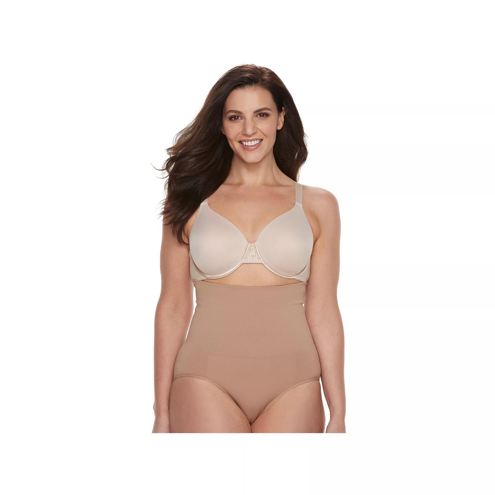 Plus Size Lunaire Firm Control Shapewear High-Waist Brief 3253HL, Women's, Size: 3XL, Cafe Brown Product Image