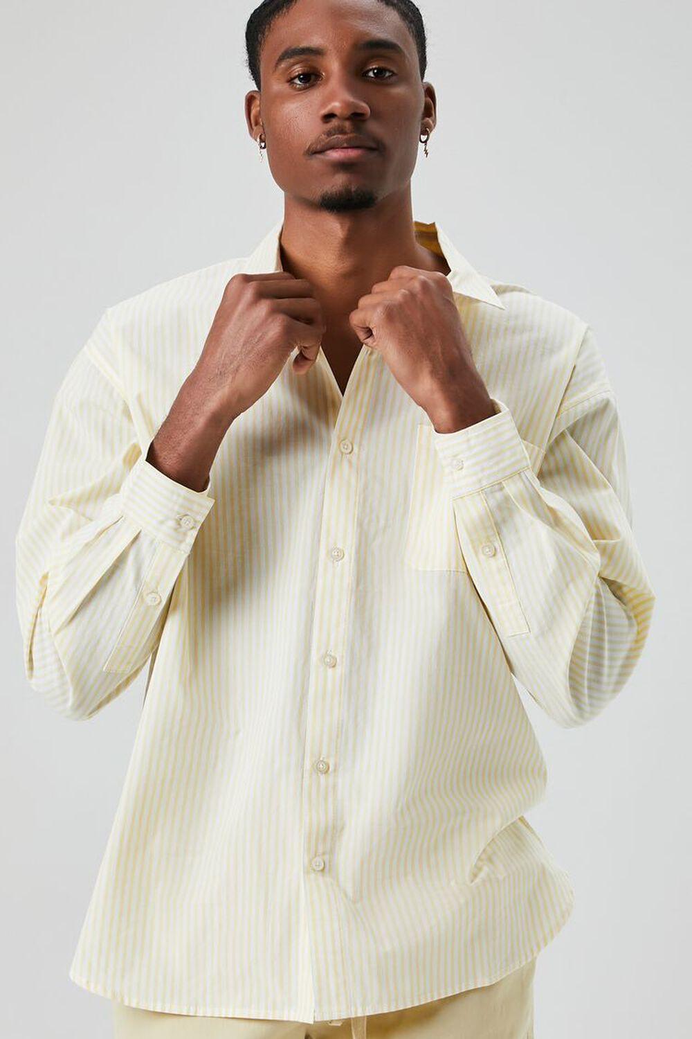 Striped Button-Front Shirt | Forever 21 Product Image