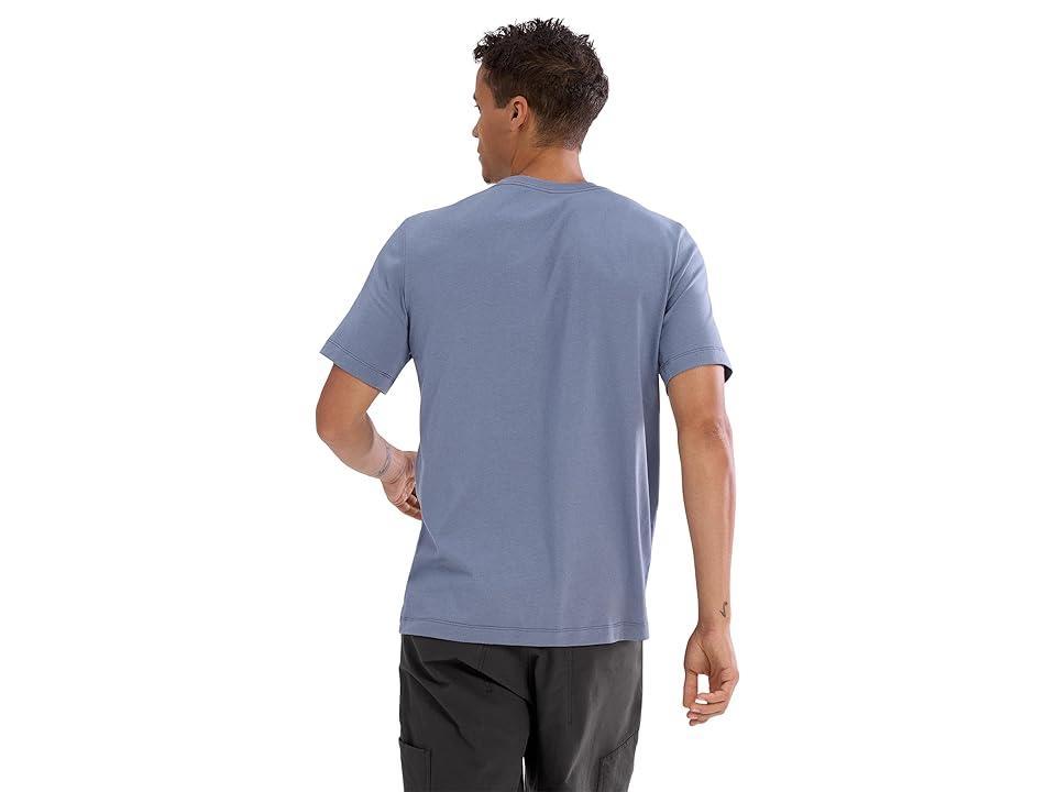 Arc'teryx Arc'Word Logo Short Sleeve (Stratus / Arctic Silk) Men's Clothing Product Image